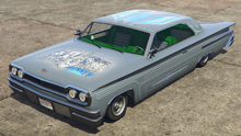 VoodooCustom-GTAOe-LiveryFront-BluePinstripes&Mural