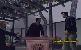 Claude arrives at Kenji's Casino to meet Kenji Kasen and is mistaken by Kenji's bodyguard for an intruder.