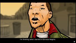 Huang angrily says he is finishing what he did in Cerveza Heights.