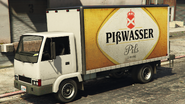 A Pißwasser Mule in GTA V. (Rear quarter view)