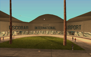 Escobar International Airport (VCIA) terminal in Vice City Mainland, in Grand Theft Auto: Vice City.