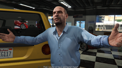 First appearance in Grand Theft Auto V, during the mission Franklin and Lamar.
