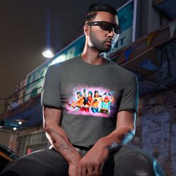 Love Fist Tee in Grand Theft Auto Online.