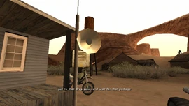 ...and to get to the drop zone and wait for the package to arrive.