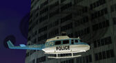 An LCPD police helicopter, GTA III.