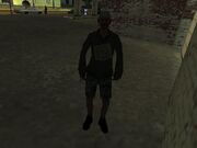 A  tramp accessed through a trainer.