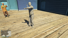 Andy Whitford on Del Perro Pier.