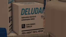 A box of Deludamol that had been smuggled.