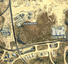 Satellite view of west Harmony.