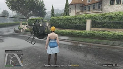 Deliver the cutting torch to the Kosatka