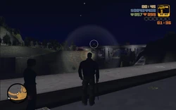 The second shot spirals the helicopter out of control.