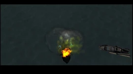 Destroying Zhou's boat.