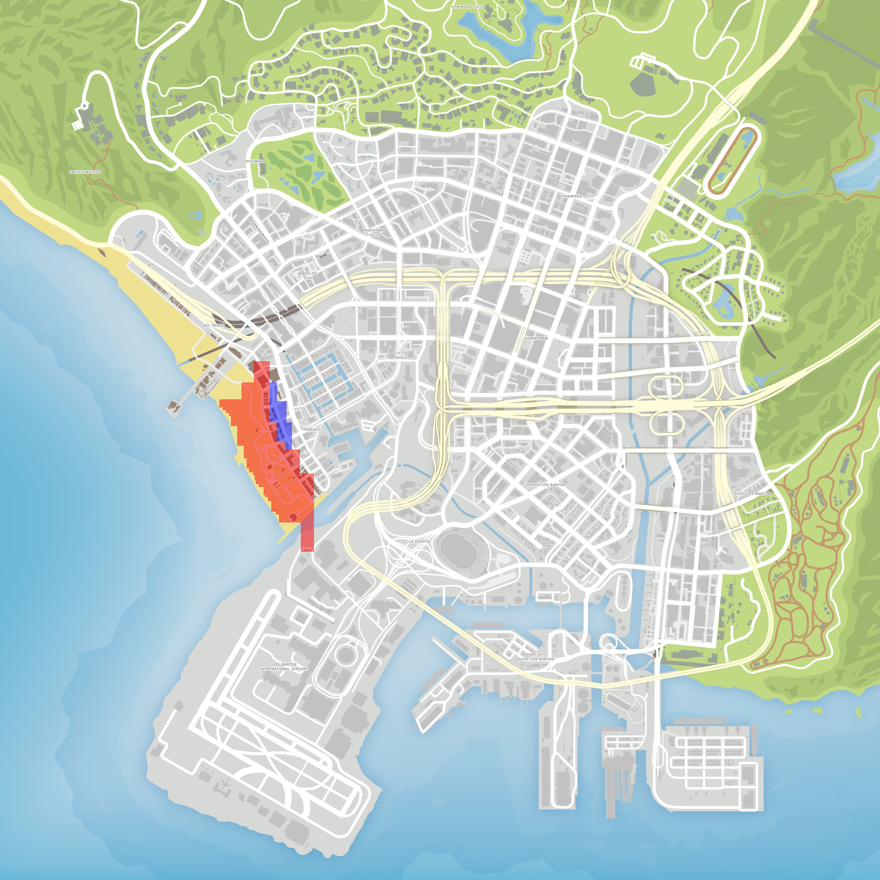 gta 5 muscle cars location