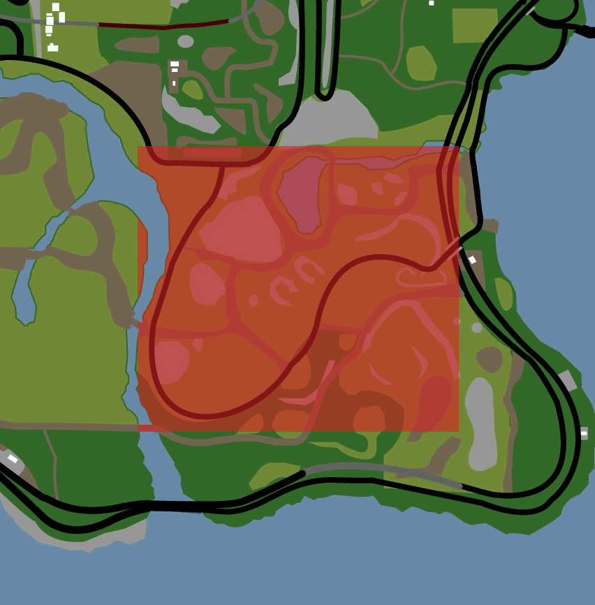 What lies beyond the GTA 3 map?