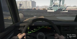 Driver's first-person view
