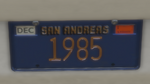 Custom Plate GTAO 1985