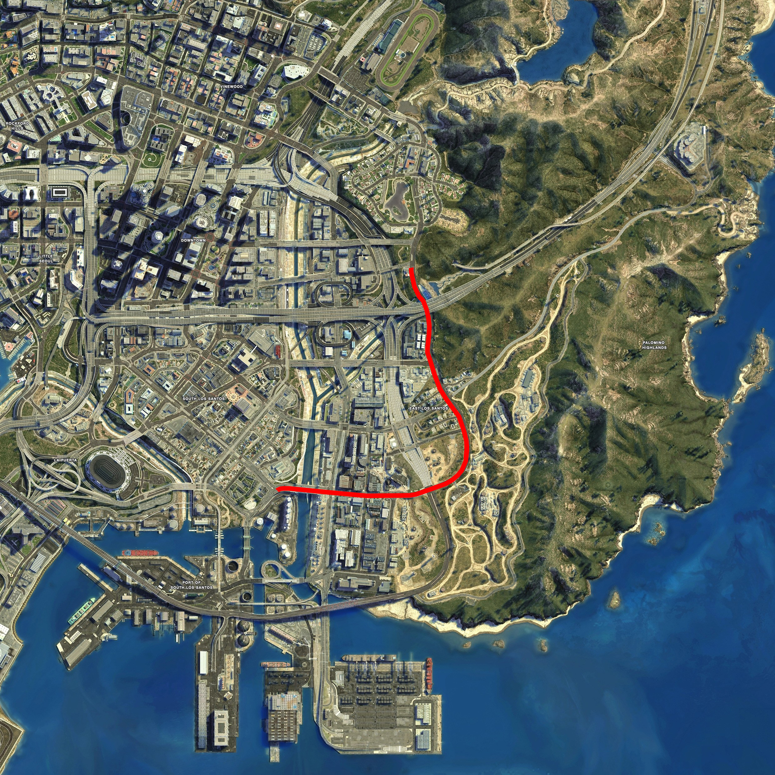 RARE ORIGINAL GTA V MAP LOS SANTOS for Sale in Rancho Palos Verdes