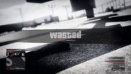 Wasted in GTA Online (Enhanced version) (Getting killed by another player).