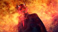 Scarlet Vintage Devil Mask.