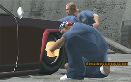 德瓦恩和杰思罗正在车库里修理一台雷明顿