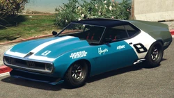 A  with the Arrow Gasoline livery