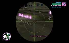 And after Tommy is done killing all of the Cubans from the Burrito, a line of few more run towards the battle field, wielding Katanas.