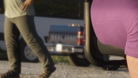 The rear of a Walton L35 Stock partially seen in an official screenshot of the Leonida Keys in Grand Theft Auto VI.