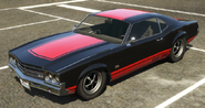 Sabre Turbo in GTA V. (Rear quarter view)