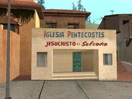 The church building.