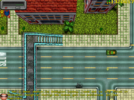 He gives the protagonist 60 seconds to take him to the hotel in South Richman Heights.