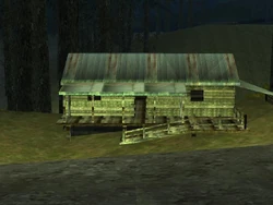Shady Cabin at night