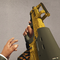 Yusuf Amir Luxury Finish on the Assault SMG.