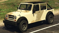 Roofless variant in  (Rear quarter view)