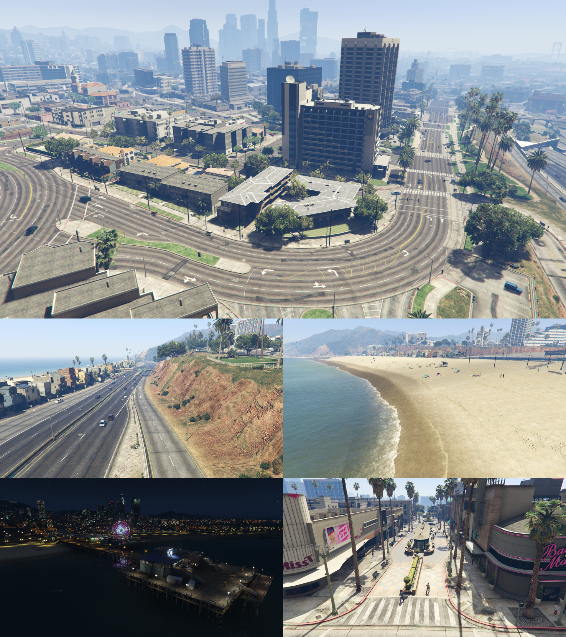 GTA V NA VIDA REAL, PIER DE SANTA MONICA