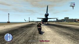 Another photo as Luis chases the jet