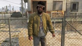 Clinton in the original version of Grand Theft Auto V.