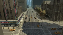 Columbus Avenue passing through the Star Junction outskirts.