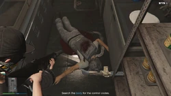 Search the body for the control codes.