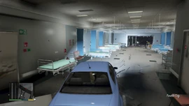 Inside the hospital.