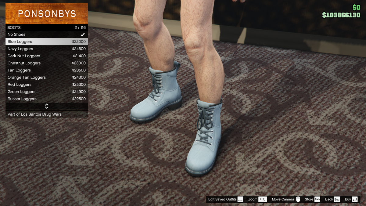 Clothing in GTA Online/Shoes, GTA Wiki