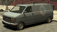 A standard Burrito in Grand Theft Auto IV. (Rear quarter view).