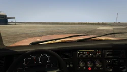 Driver's first-person view
