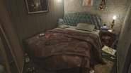 Trevor's bed.