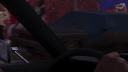 A partially covered Emperor parked in 