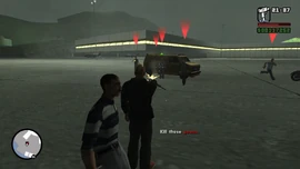 CJ and T-Bone fight the goons.