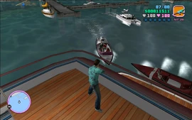 Tommy taking out the DGSE agents.