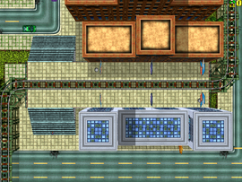 Overview of Coral City Train Station.