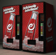 Two eCola drink vending machines at the Lancet-Hospital Center.