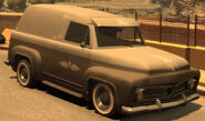 A beige/grey Slamvan in The Lost and Damned.