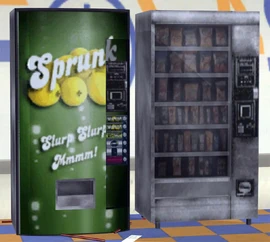 VendingMachines-GTASA-Sprunk&Snacks.jpg (197 KB) Vending machines for drinks (with Sprunk logo) and snacks in a 24/7 outlet.